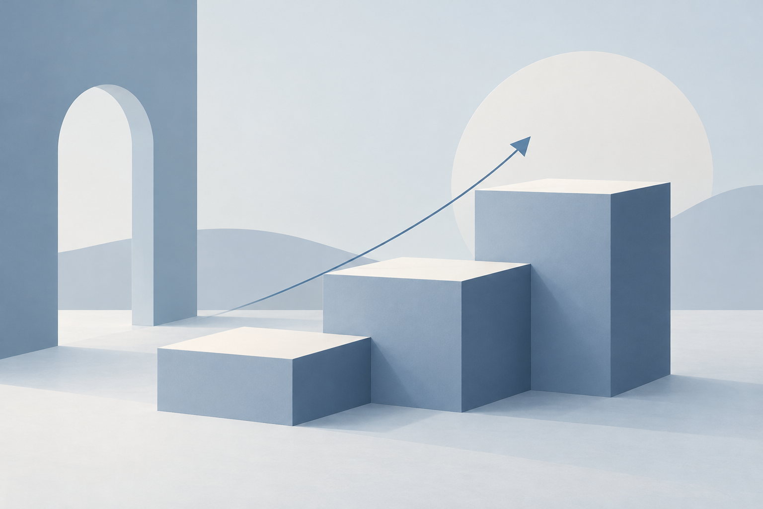 Ascending tiered steps representing Loom's pricing plans