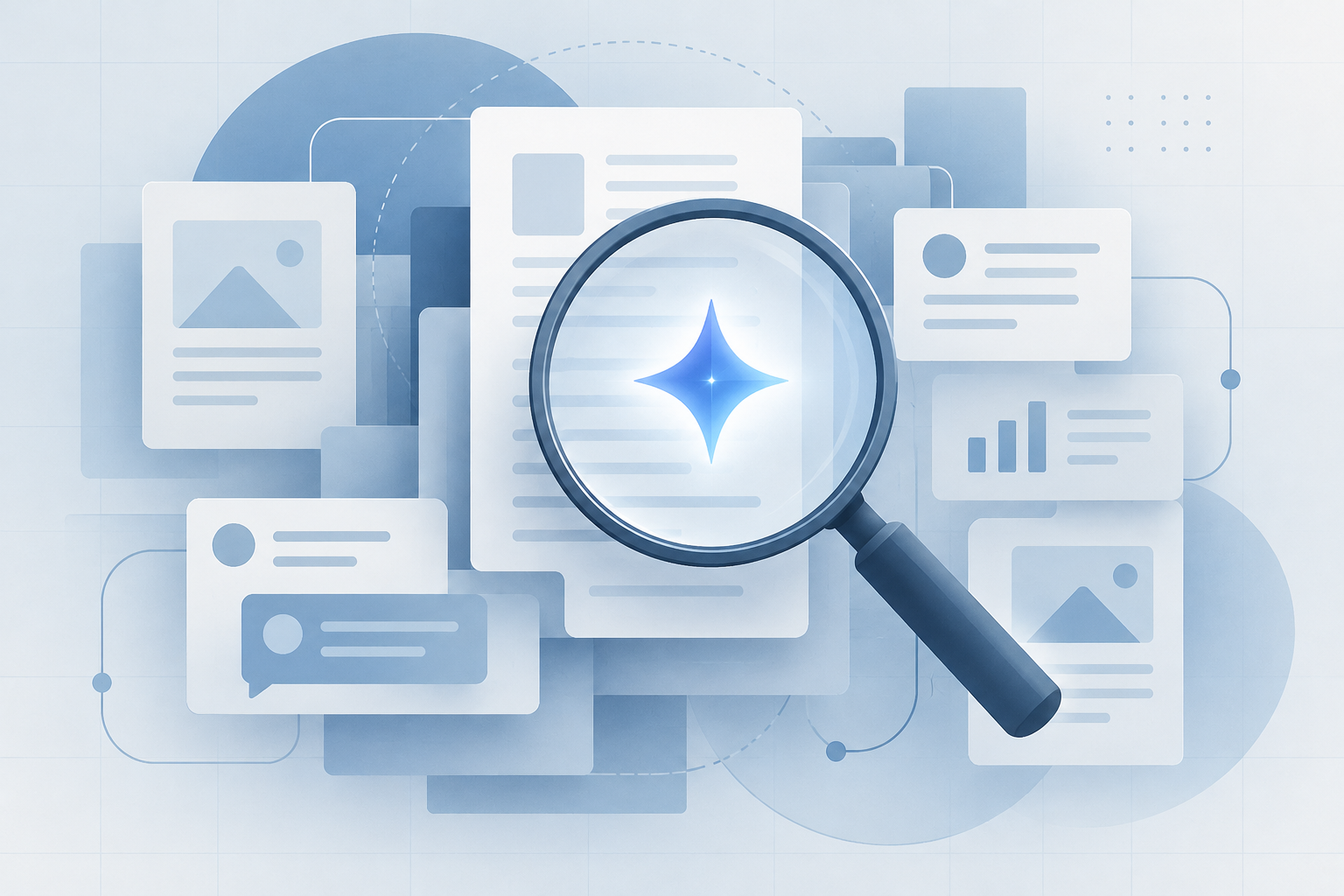 AI-powered search finding information across Slack messages and files